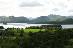 Taking in the view: the panorama of Derwent Water