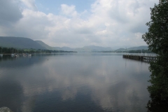 Looking out over Ullswater by the Pooley Bridge pier