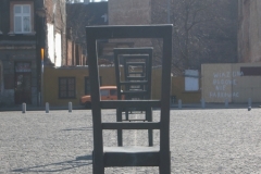 Chairs of remembrance: Bohaterów Getta Square