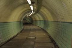 The Tyne cyclist and pedestrian tunnels