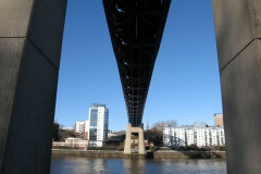 The underside of the Queen Elizabeth II bridge