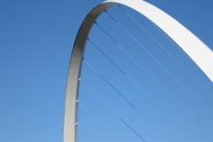The arch of the Gatshead Millennium bridge 1