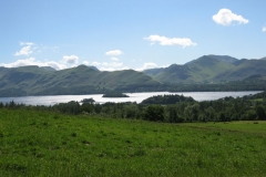 Derwent Water on a bright summer day