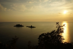 The sun sets on the Adriatic