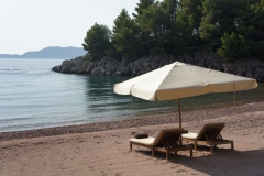 Umbrella on Queen's beach