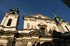 The Church of St Anne under a blue sky