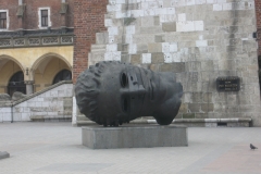 Big Head: Igor Mitoraj's sculpture Eros Bendato