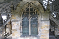 Exterior of the great east window