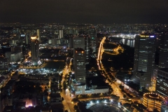 The lights of the city