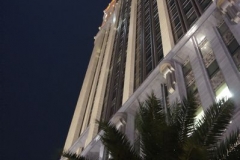 The moon and Parkview Square