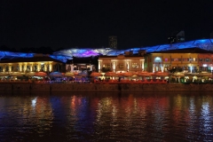 The lights of Clarke Quay