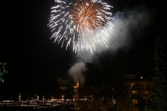 Fireworks and candles at Bled Days festival