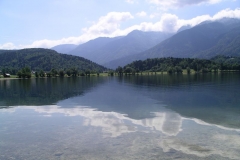 Morning on the shore of Lake Bohinj