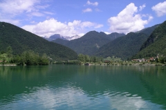 The turquoise water at Most Na Soči