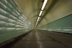 The pedestrian tunnel