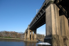 Looking North along King Edward VII bridge