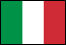 Image of the Italian flag as link to page containing photographs from Italy